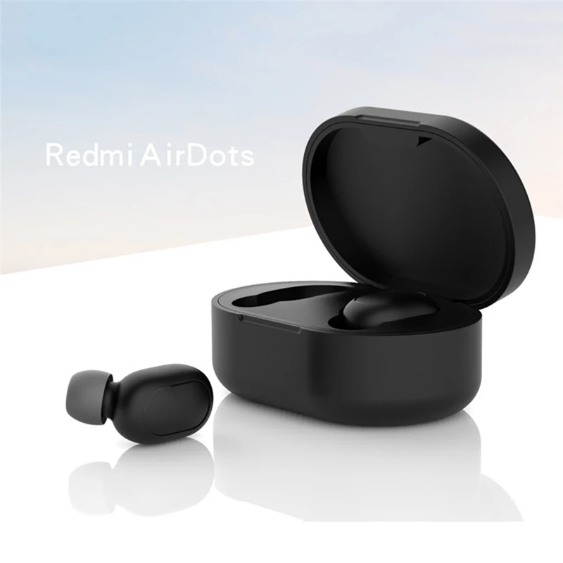 Силиконовый защитный чехол для наушников для Red mi Airdots чехол/Глобальная версия Red mi Airdots "mi True wireless Earbuds Basic