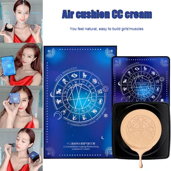

2019 Cushion BB Cream Concealer Waterproof Moisturizing Long Lasting Brightening Skin Makeup