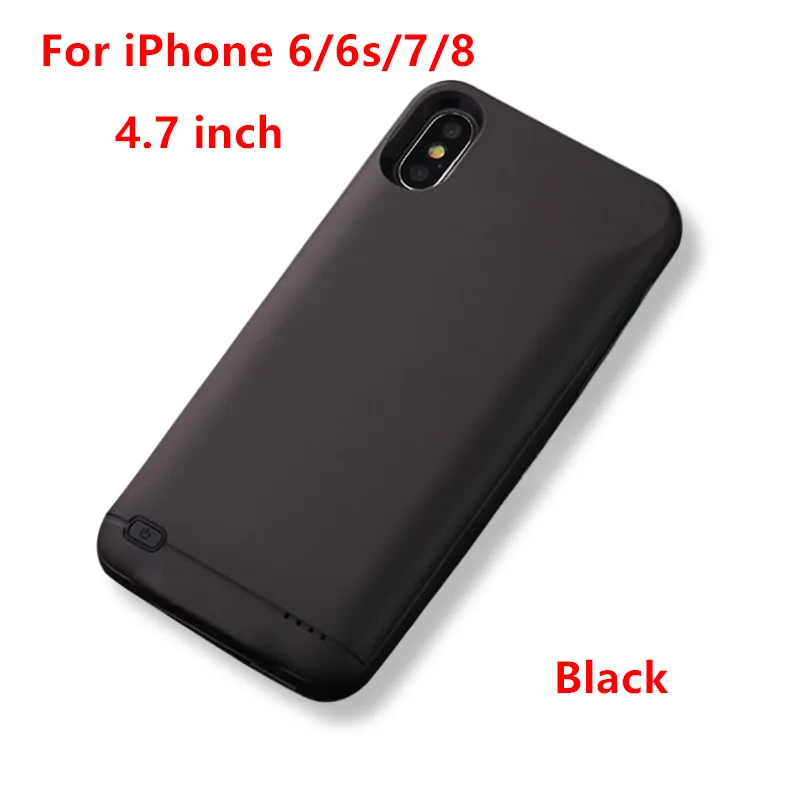 3000 мАч/4000 мА/ч, Батарея Зарядное устройство чехол для iPhone 6 6s 7 8 Мощность чехол для iPhone 6 7 8 Плюс Внешняя батарея для телефона Зарядное устройство Чехол - Цвет: For iphone 6 6s 7 8