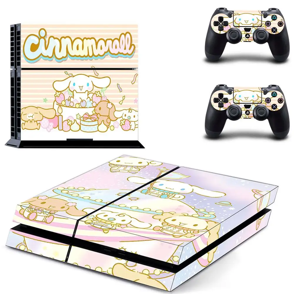 Cinnamoroll лаурель собака PS4 наклейка s Play станция 4 кожа наклейки для playstation 4 PS4 консоль и контроллер Скины Виниловые - Цвет: DPTM2871