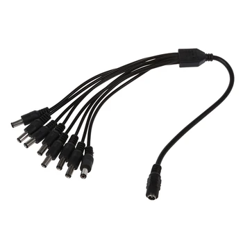 

Cable Connector power divider 1 plug to 8 jack female to male