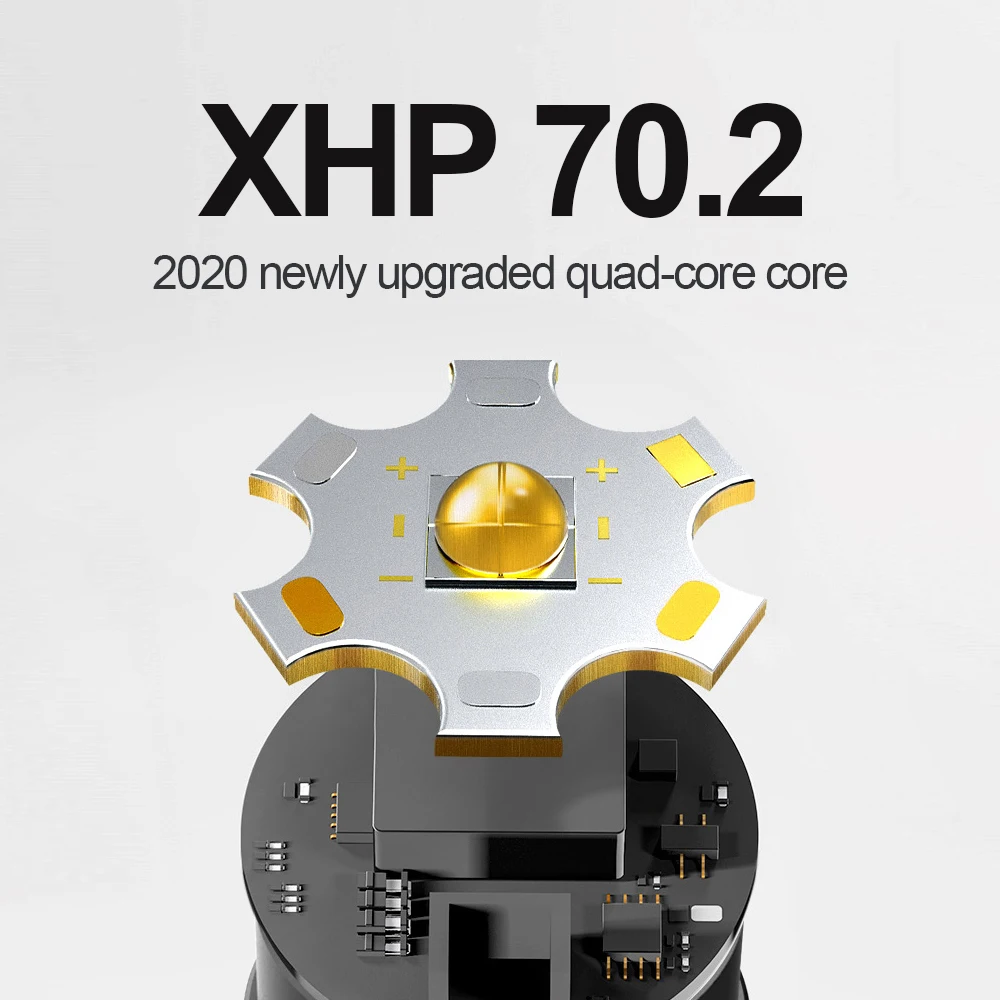 Новинка xhp70.2 самый мощный фонарик светодиодный usb Перезаряжаемый тактический