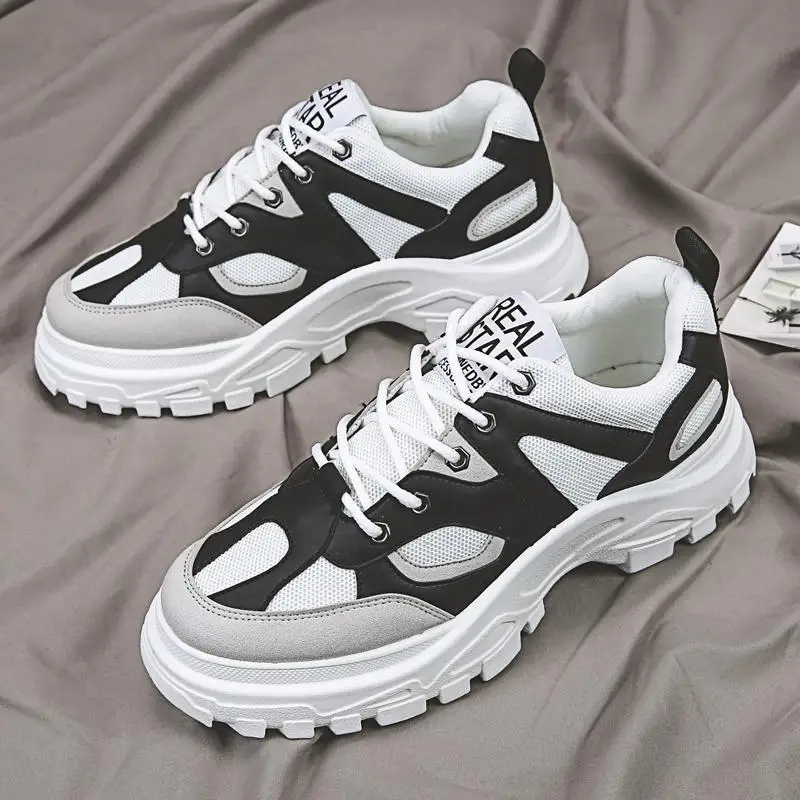 Official Original Classic Men Brand 90 Walking Dad Ins Running Sneaker Sport Shoes Height Increasing Athletic 87 Max Size 44 - Цвет: Черный