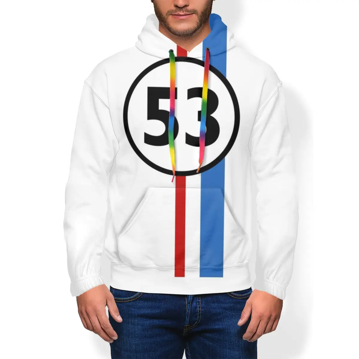 Худи Herbie, толстовки Herbie, Свободный Длинный пуловер, худи для мужчин, большие размеры, полиэстер, белые, теплые, модные толстовки