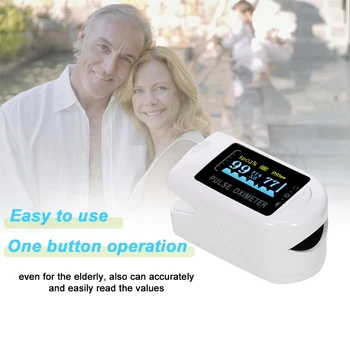 

Fingertip Pulse Oximeter Mini SpO2 Monitor Oxygen Saturation Monitor Pulse Rate Measuring Gauge Device 5s Rapid Reading