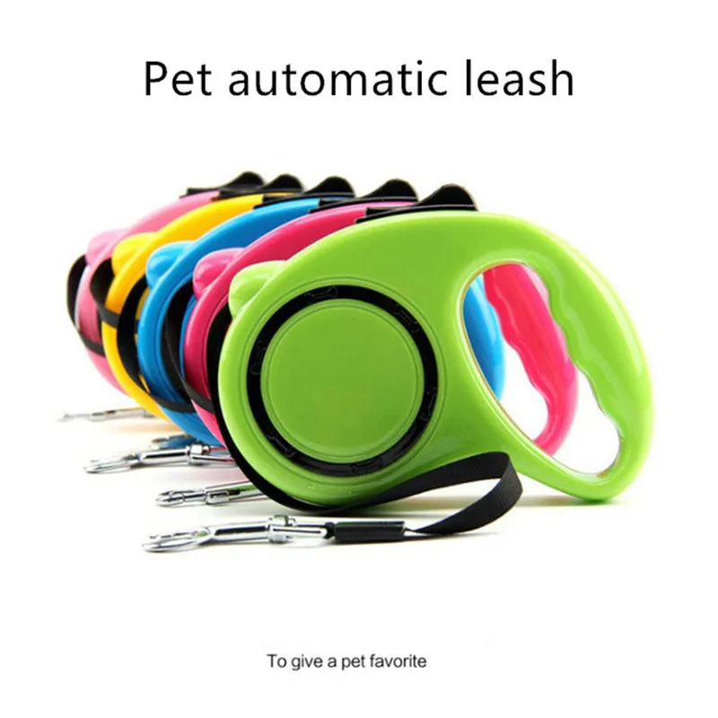 

Durable Dog Leash Automatic Retractable Nylon Dog Lead Extending Puppy Walking Running Leads For Small Medium Dogs Pet Supplies
