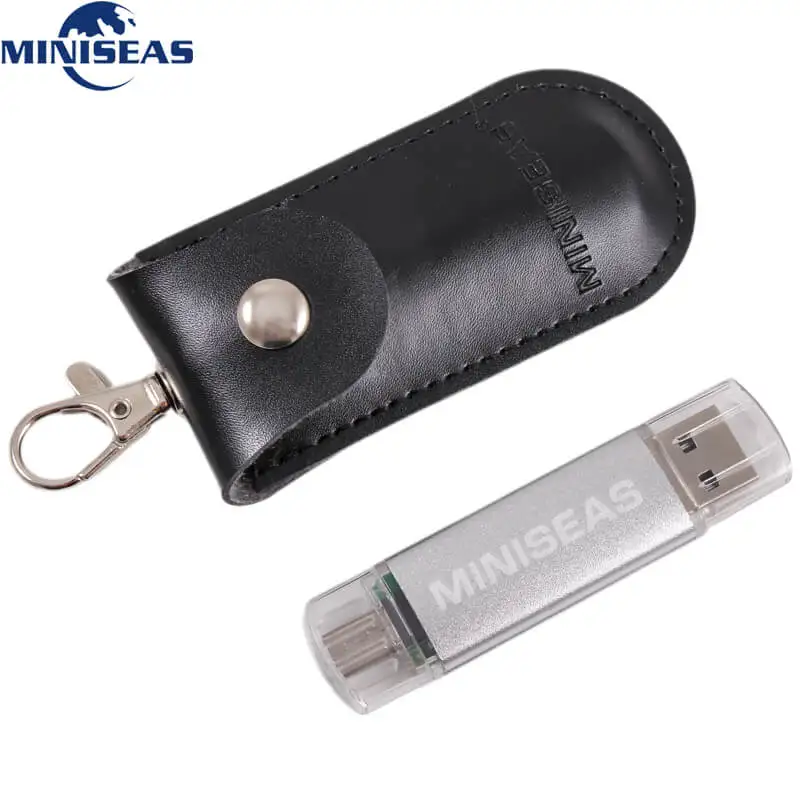 black and silvery MIniseas 2 цвета портативный otg usb флэш-накопитель 8 Гб 16 Гб внешний накопитель для системы Android устройство memory stick pen drive U stick - Цвет: black and silvery