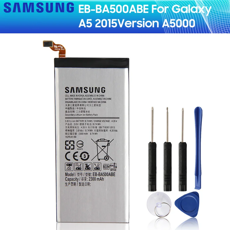 SAMSUNG оригинальный запасной аккумулятор EB BA500ABE для Samsung GALAXY A5 2015 аутентичный
