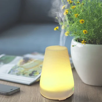 

Air Humidifier screw thread Essential Oil Diffuser Aromatherapy Oil Diffusers Ultrasonic Mist with 7 Color Changing LED