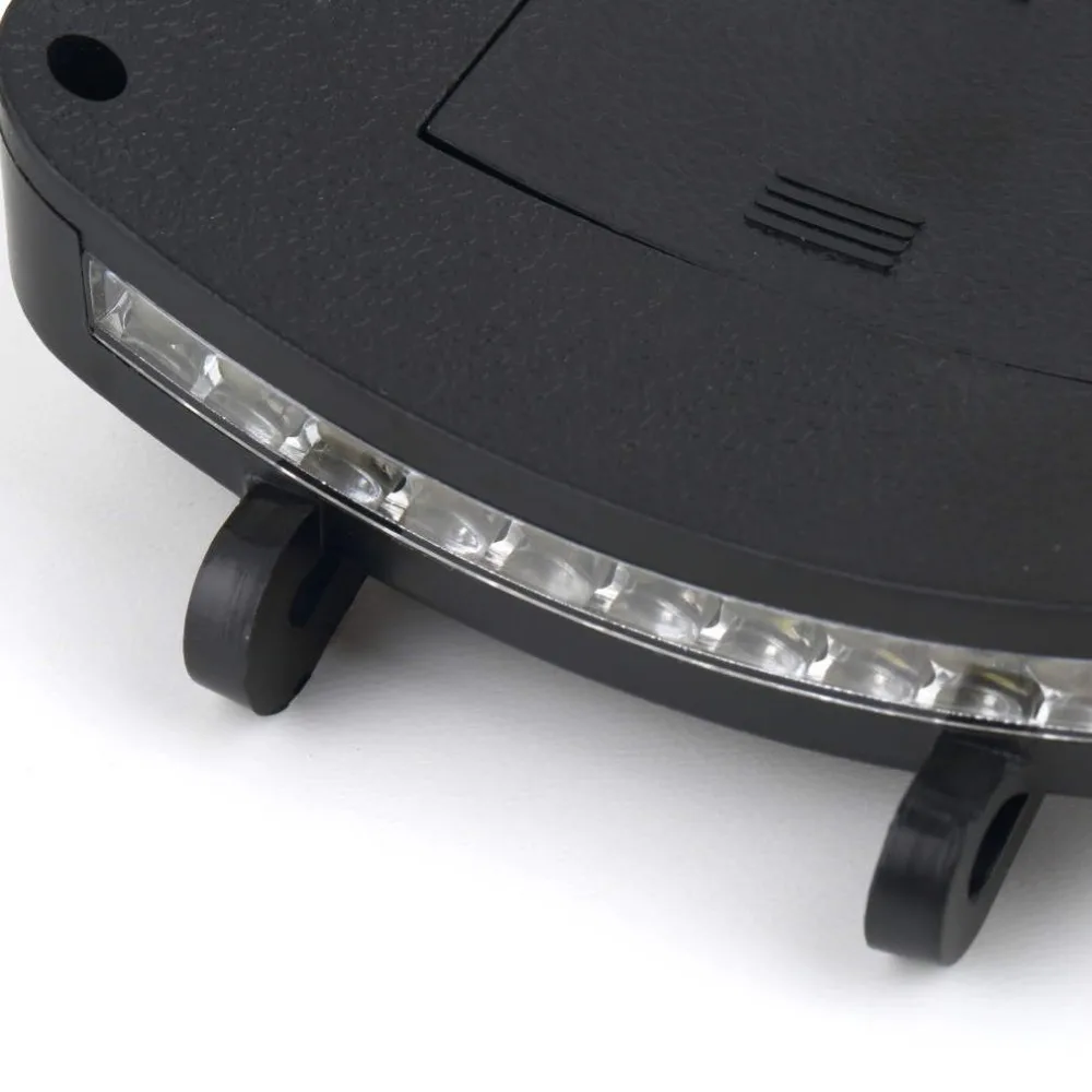 11 LED Headlamps Clip On Cap Hat Light Camping Walking Working Jogging Light