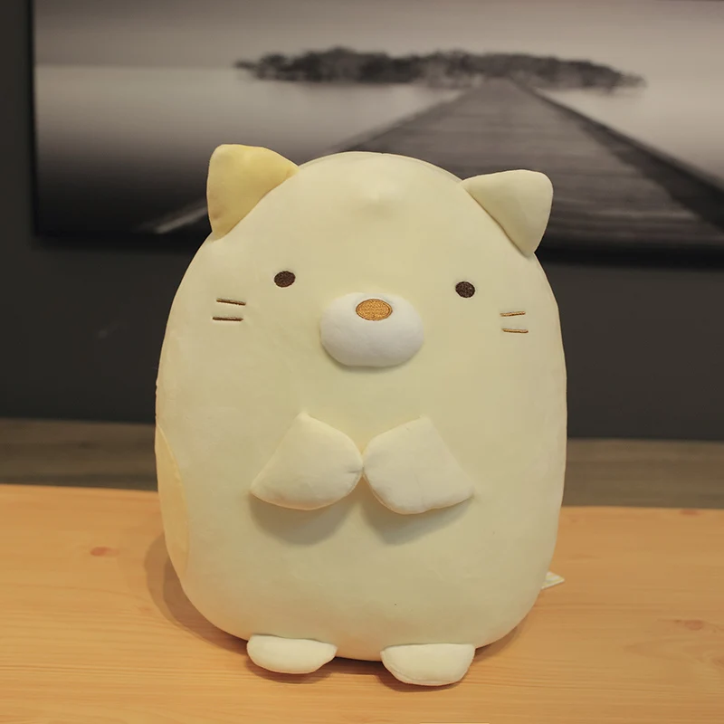 Плюшевый пингвин Sumikko Gurashi San-X уголок био плюшевая подушка японская аминовая плюшевая игрушка мягкие куклы для фанатов подарок для девочки - Цвет: stand cat