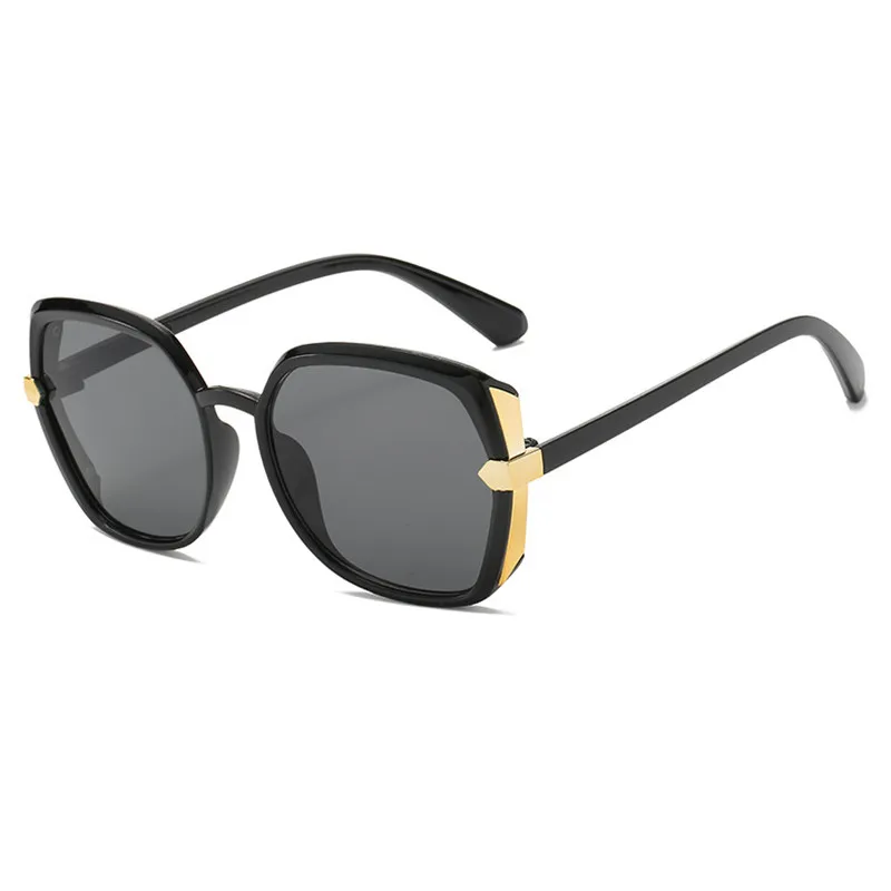 

CURTAIN Sun Glasses UV400 lentes de sol mujer Fashion Shades Women Oversized Sunglasses Gradient Plastic Brand Eyewear Female