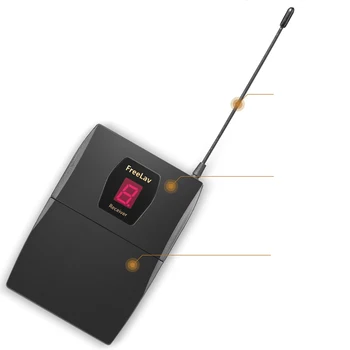 

Clipper Microphone UHF Clip-on Microphone System Long Life Black Equipment