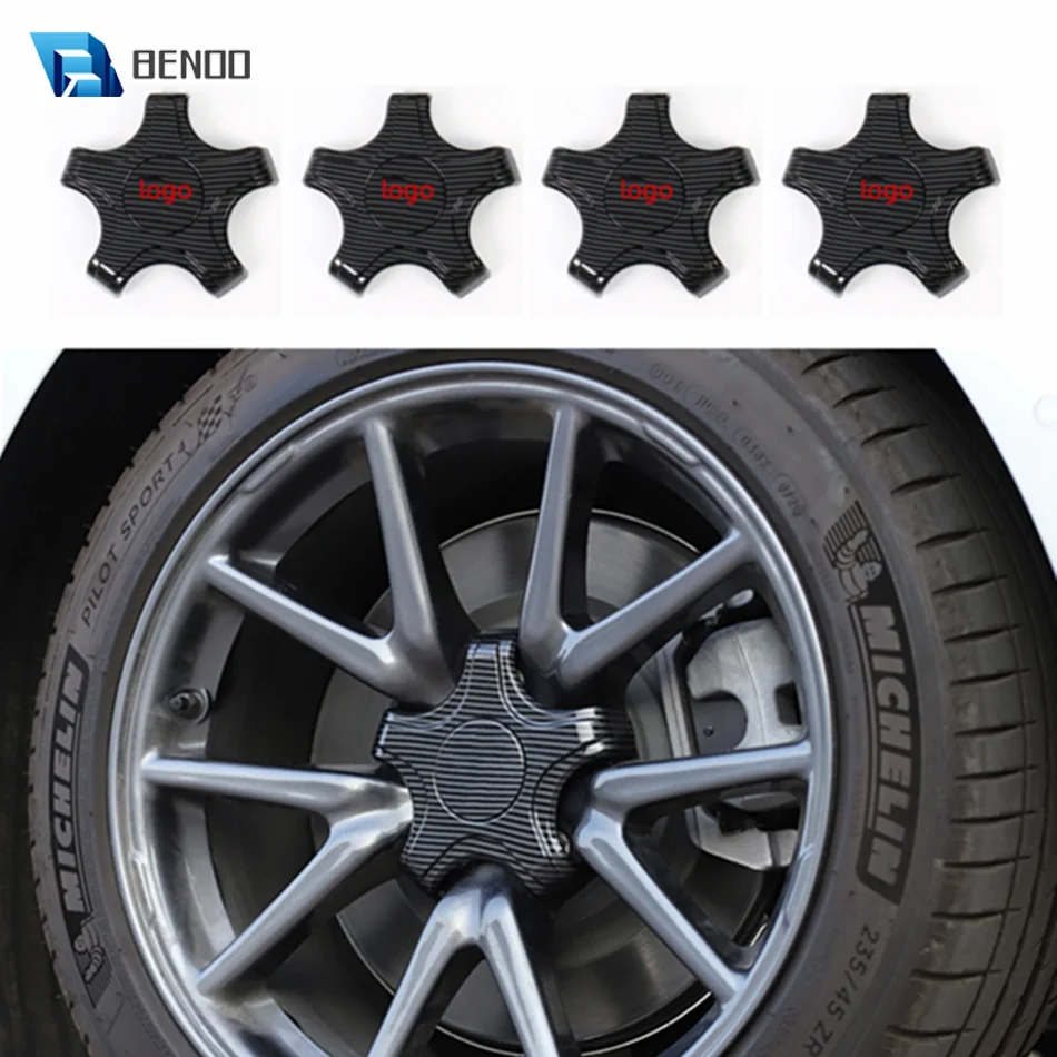 Tapacubos Piezas de Repuesto con Extractor de Cubierta para Tesla Modelo 3 tulipuk Tapas centrales para buje de Coche S y X Aero excelente 24 Unidades emblemas de buje Rueda de
