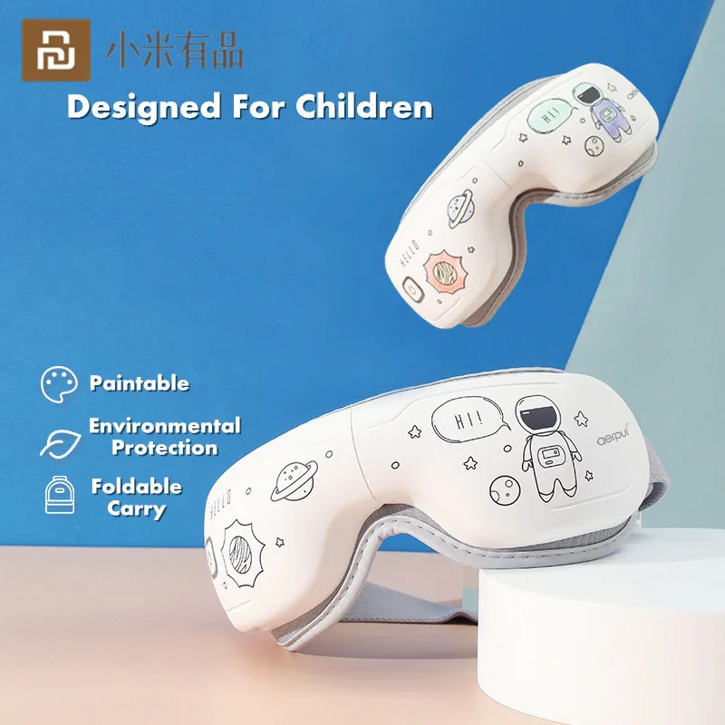 Eye Massager device with Heat For Children Music Vibration Eye Care Hot Compress Relieve Eye Fatigue Foldable From Xiaomi Youpin