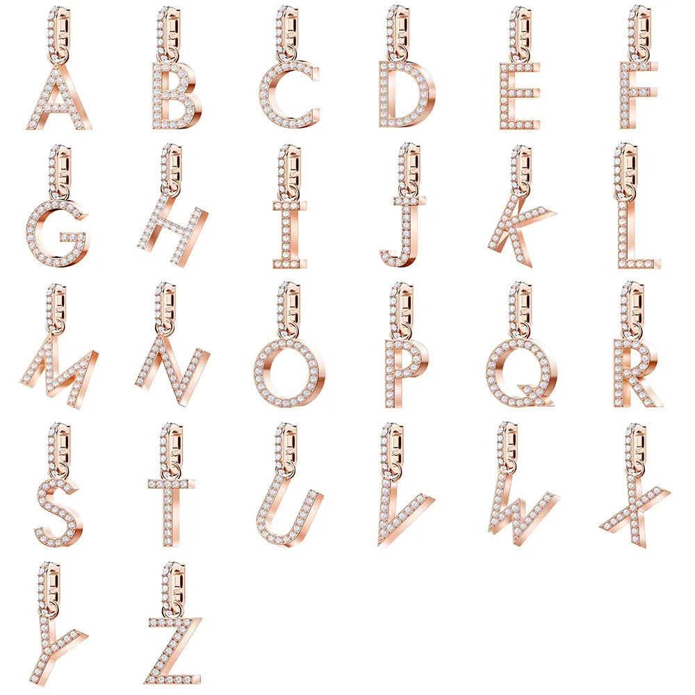

Original High Quality REMIX COLLECTION 26 Letter Combination Pendant Bracelet Fashion Elegant Woman Jewelry Gift Free Shipping