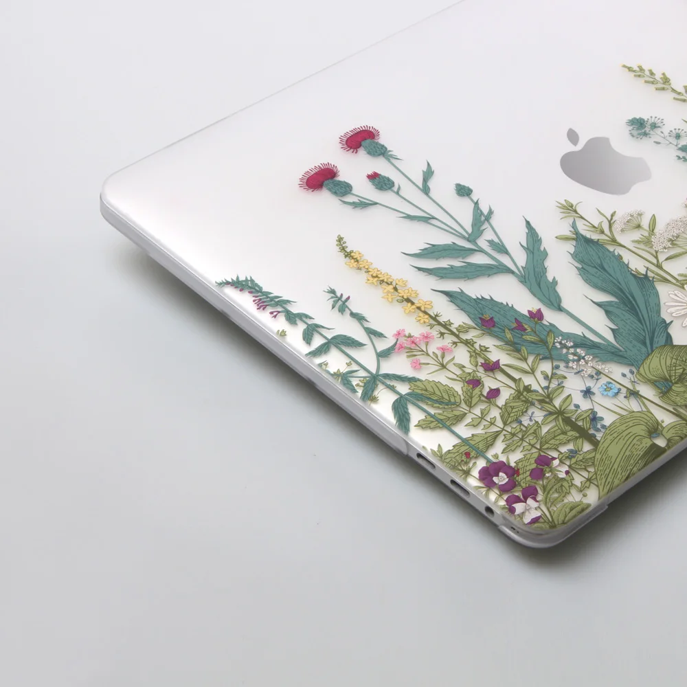 Креативный чехол для ноутбука с 3D принтом для MacBook Air Pro retina 11 12 13 15 дюймов с сенсорной панелью, чехол+ прозрачная крышка для клавиатуры