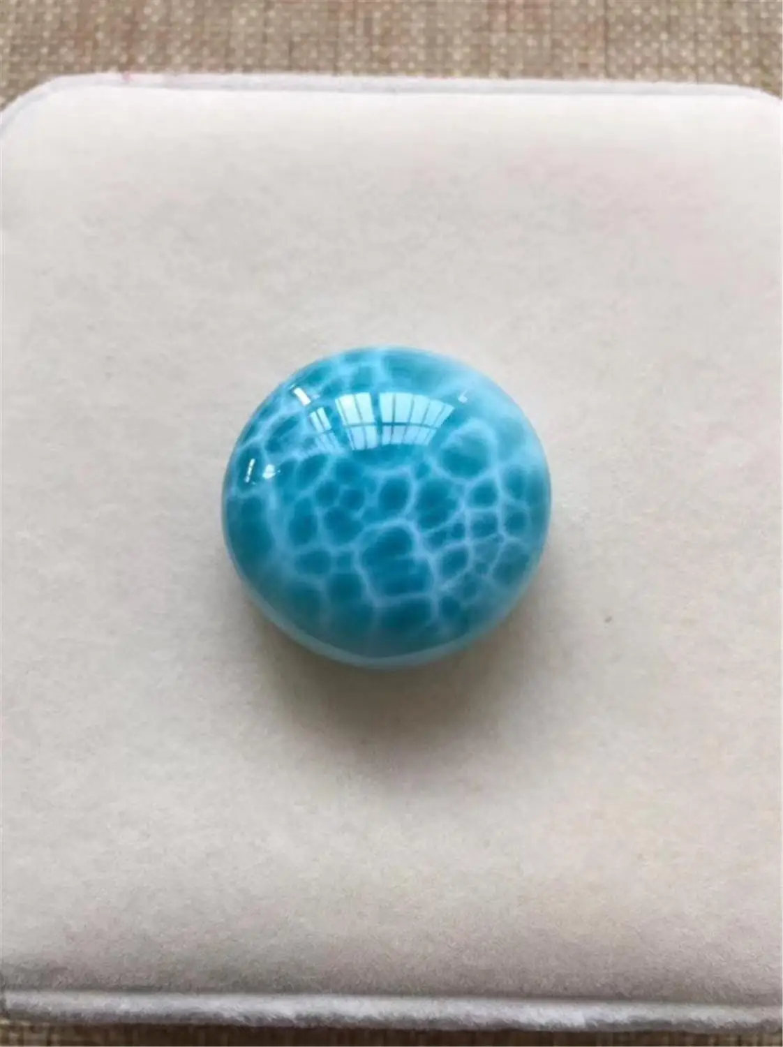 

Top Quality Natural Blue Larimar Stone Jewelry For Women Dominica Crystal Water Pattern 27x14mm Beads Gemstone Pendant AAAAA
