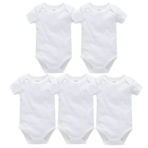 Г. Летняя однотонная хлопковая одежда для новорожденных девочек ropa de bebe с короткими рукавами, с круглым вырезом, 3, 6, 9, 12, 18, 24 м, детские комбинезоны для маленьких мальчиков - Цвет: 5HY2209