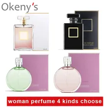 4 типа, Женский восточный аромат, стойкий для женщин, натуральный женственный стеклянный флакон, распылитель воды