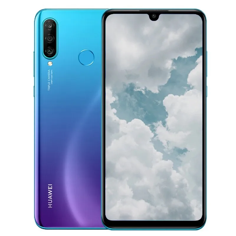 Смартфон huawei P30 Lite Nova 4e, отпечаток пальца, 32 МП ID, 3340 мА/ч, 4 камеры, четыре ядра, Android 9,0, 6,15 дюйма