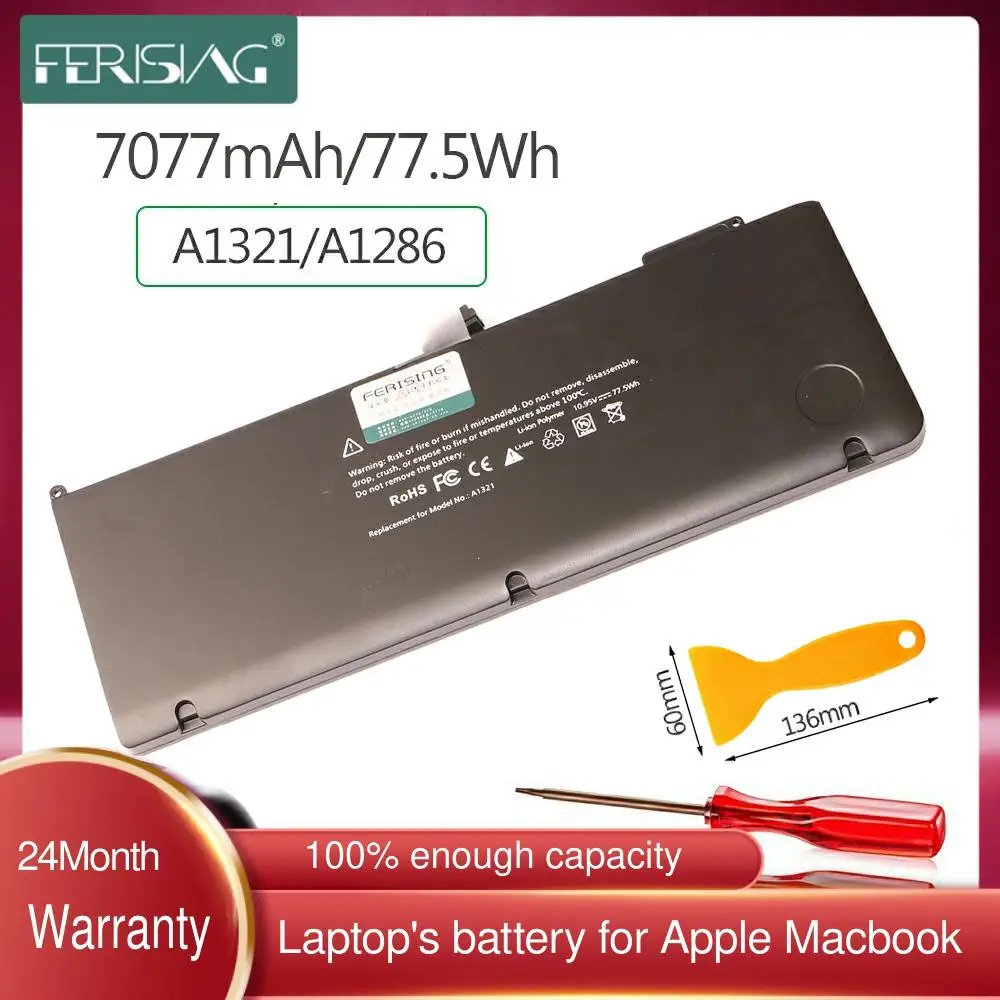 Новый аккумулятор ferzing A1321 для Apple MacBook Pro 15 дюймов A1286 2009 2010 Версия 020 6380 A MC118LL/A MC372