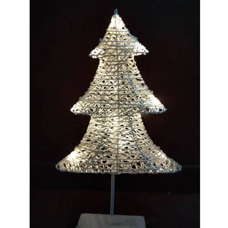 Christmas tree Ночник с питанием от аккумулятора ночник Звезда Луна Рождественская елка в форме сердца плафоны для ламп огни для рождественских детей - Испускаемый цвет: Christmas tree