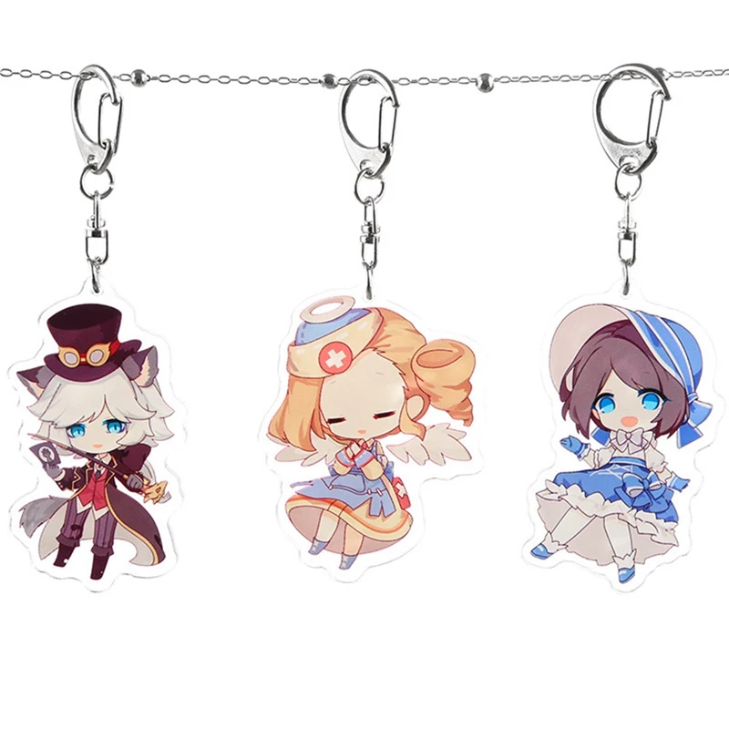 

Llavero Anime Cartoon Identity V Acrylic keychain Fifth personality Naib Subedar Reznik fashion funny pendant For Bags