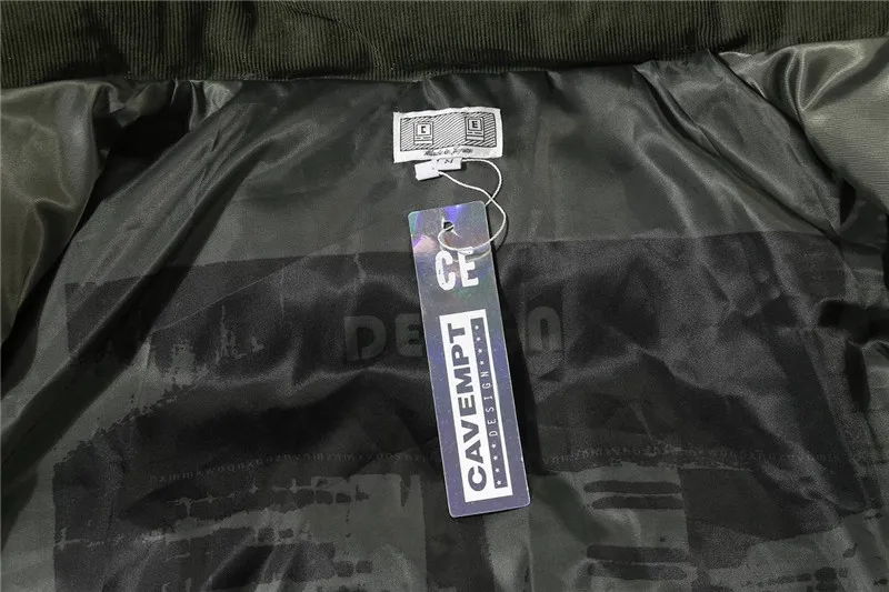 CAV EMPT c. E CE куртка-бомбер с вышивкой для мужчин и женщин, пальто, сохраняющее тепло, куртка-пилот, куртка-пуховик