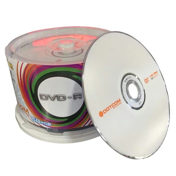 50pcs DVD Drives Blank DVD-R CD Disks 4.7GB 16X Bluray Recordable Media Compact Write Once Data Storage Empty DVD Discs 1