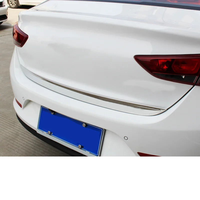 Lsrtw2017 для hyundai Solaris Verna автомобиля задние ворота планки декоративные Стайлинг интерьера аксессуары