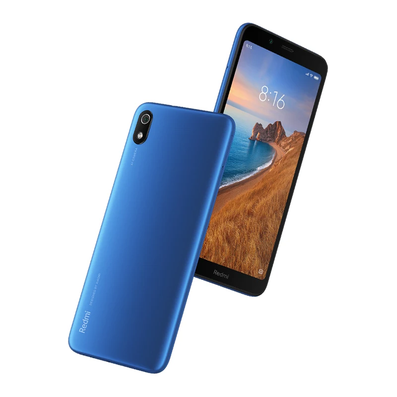 Смартфон Xiaomi Redmi 7A 2ГБ+32ГБ, 4G сеть, восьмиядерный процессор быстрая зарядка Nano-SIM mircoSD Micro USB из Росси