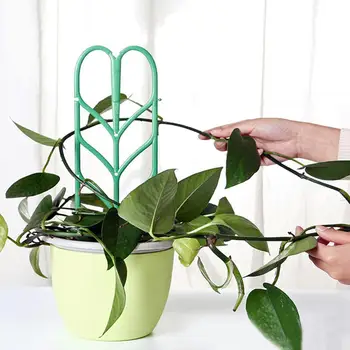 

Garden Plant Support Frame Plant Trellis Climbing Garden DIY Flower Decorative Vines Plants Support Pot Stand Plants