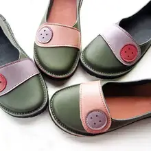 Новинка; в стиле ретро; в Для женщин обувь для прогулок Туфли без каблуков светильник Нескользящая женская обувь с закрытым носком; тонкие туфли; мягкие сандалии на плоской подошве для улицы; обувь