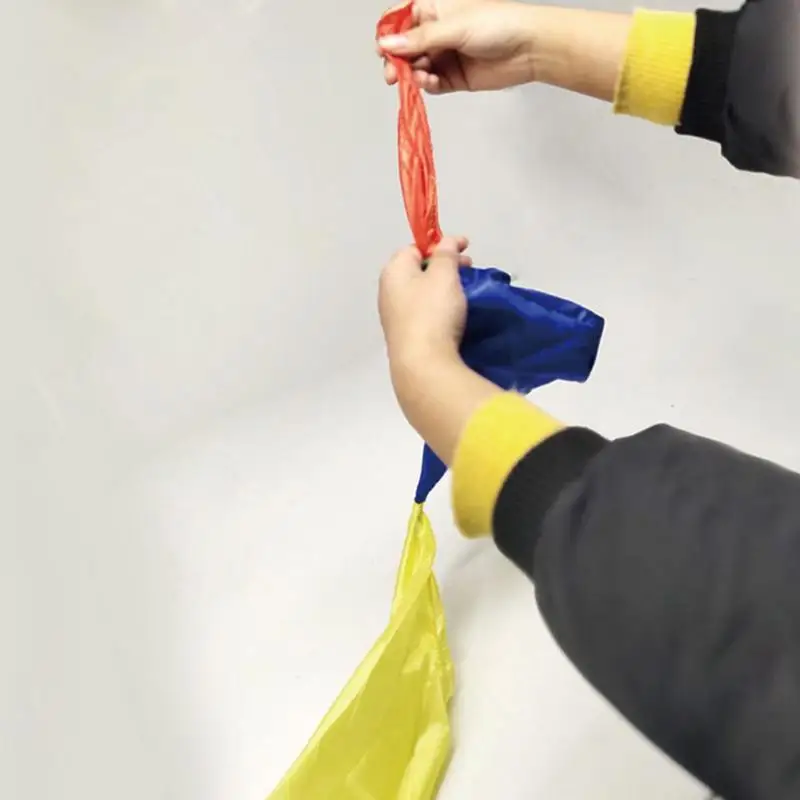 4 Colors Change Silk Scarf Magic Tricks Learning Props Funny Toys for Child Performance Props Accessory Band Scarf