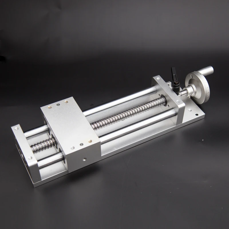 With handwheel Cnc раздвижной стол эффективный ход 300 мм, шариковый винт SFU1605 CNC Z ось линейного движения раздвижной стол - Цвет: With handwheel