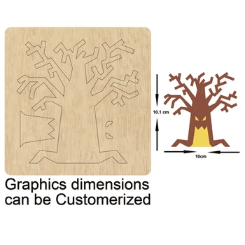 

Big Tree Monsters DIY Cutting Mold Wood Dies For Leather Blade Rule Cutter For DIY Leather Cloth Paper Crafts