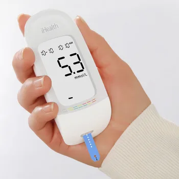 

Xiaomi ihealth Blood Glucose Monitor With Test Strips Paper Needles Lancets Medical Diabetes Tester Monitoring System