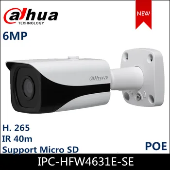 

Dahua IP camera 6MP IPC-HFW4631E-SE security CAM WDR IR Mini Bullet Network Camera Smart Detection supported