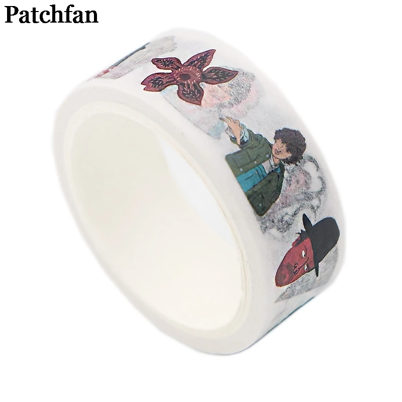 20 шт./лот Patchfan Stranger things 90s забавные DIY Скрапбукинг дети Васи бумага маскирующая Лента Печатный узор наклейка Пастер A2339
