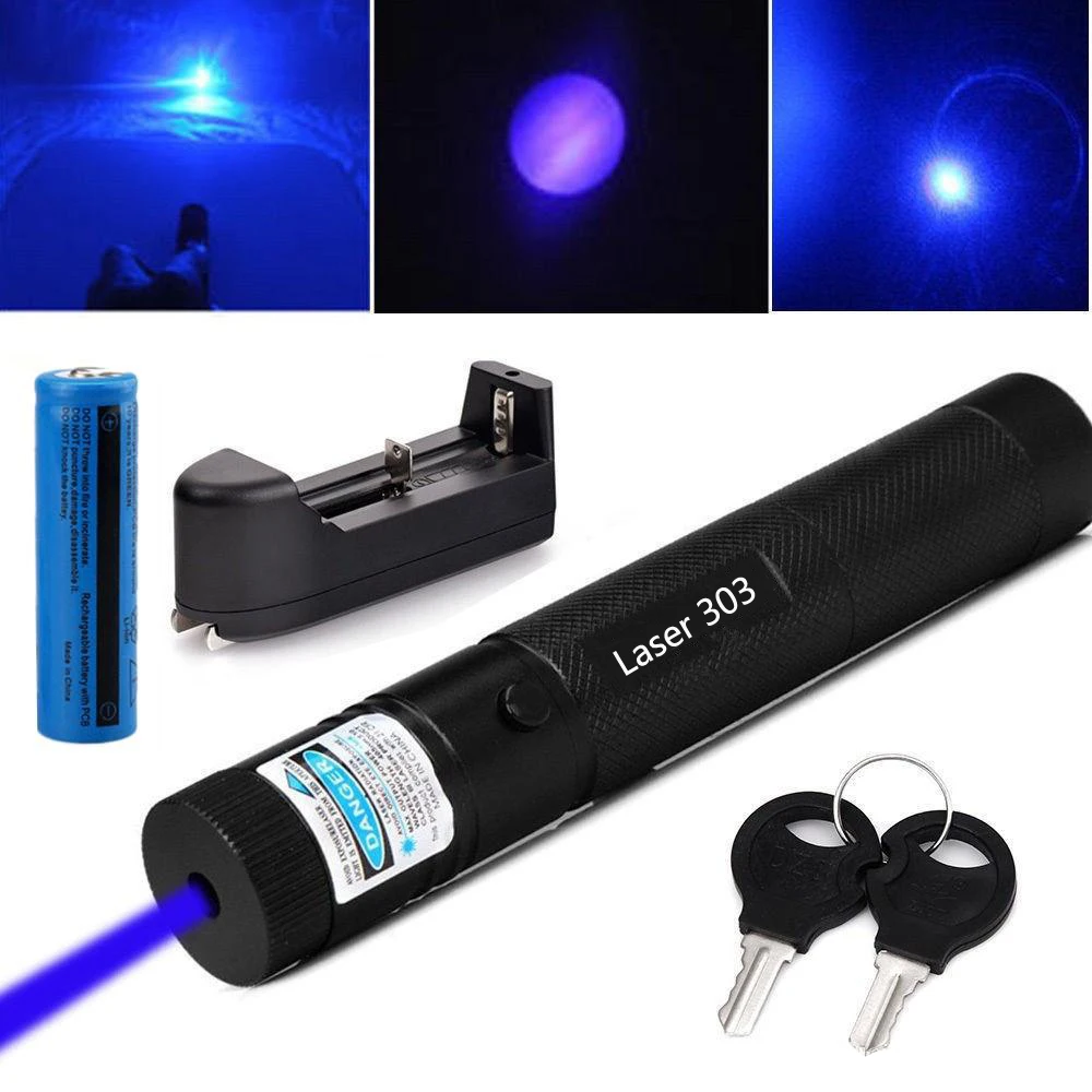 

10Mile Green Laser Pointer Pen Astronomy hight Powerful red purple lazer Cat Toy Adjustable Focus Burning laser Battery+Charger