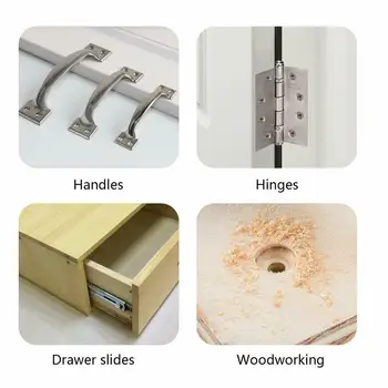 

High speed steel Hinge Bit Pilot Hole Center Positioning Drawer slides