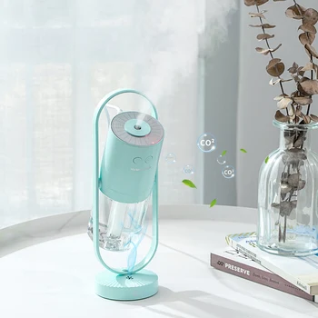 

200ml Humidifier LED Light Ultrasonic Mist Maker Portable Aroma Diffuser 360 Angle Spray Air Humidifiers USB For Home Office
