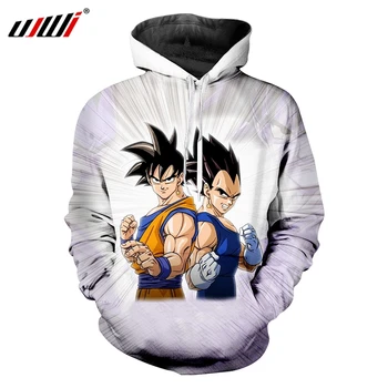 

UJWI Pullover Man 3D Dragon Ball Wukong Hoodies Printing Anime Funny Big Size Clothing For Men Autumn Sweatshirts Hooded Loose