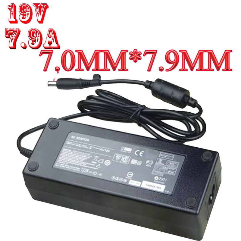 19V 7.9A блок питания для ноутбука hp Pavilion G4 G6 адаптер EliteBook 2170P 2530P 9470M 6530B зарядное