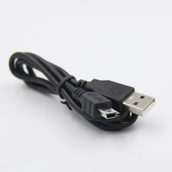 

80/100cm USB Extension Cable Data Charging Cable Cord Adapter USB 2.0 A Male To Mini 5 Pin B Best Black Cables