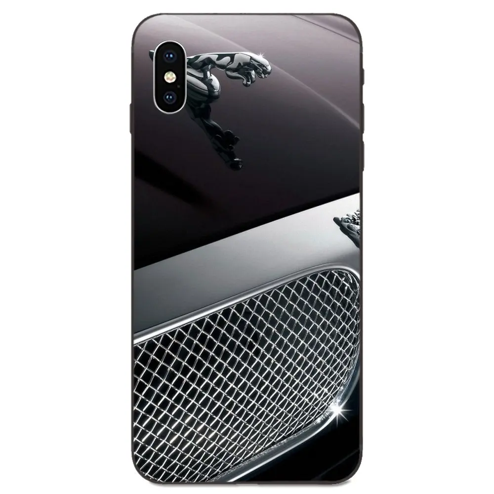 Ягуар с автомобильными знаками, для Galaxy A8 A9 звезды Примечание 4, 8 9 10 S3 S4 S5 S6 S7 S8 S9 S10 Edge Lite Plus Pro G313 милый чехол для телефона - Цвет: as picture