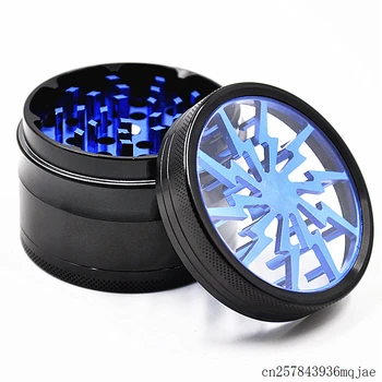 

Free shipping 10pcs Smoking Weed Herb Grinders 4 Layers Tobacco Cigarette Lightning Grinder Weed Fumar Hierba Lightning-shaped