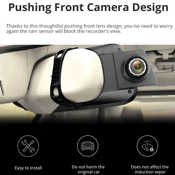 

E08 Pro America Version 4G 10 Inch ADAS Dash Camera Dual Cams HD1080P GPS Navi Car Video Recorder WIFI Hotspot Bluetooth EEN