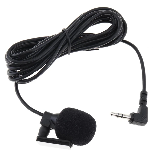 Microphone de navigateur compatible Bluetooth pour voiture, amplificateur  externe omnidirectionnel, prise coudée mono, GPS, 2.5mm, 300cm - AliExpress